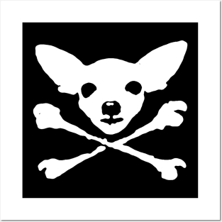 Chihuahua Crossbones Posters and Art